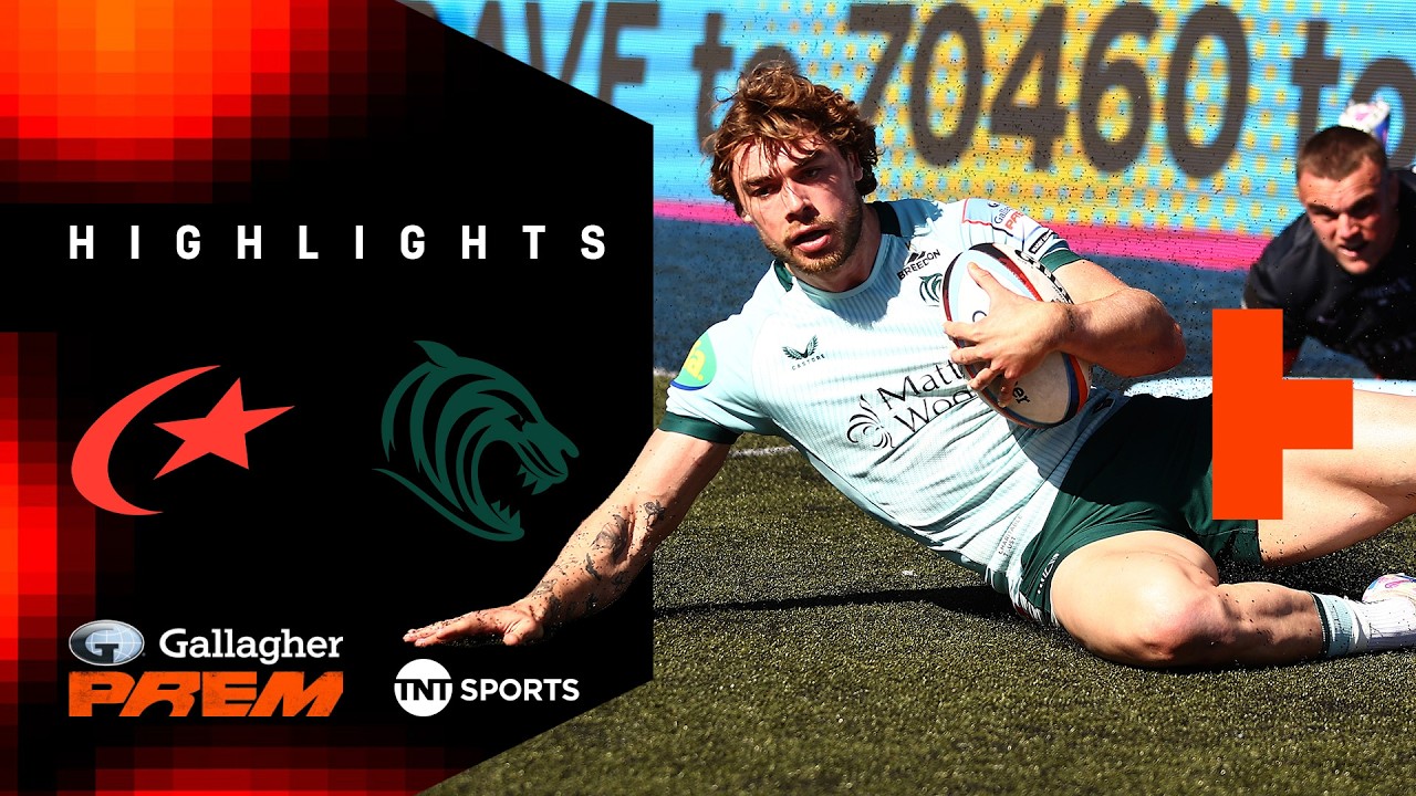 PLAY-OFF HOPES ALIVE! 👏 | Saracens vs Leicester Tigers | Gallagher PREM Rugby Highlights