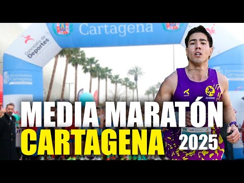 Miniatura del vídeo sobre la Media Maratón Cartagena 2025, pasados por agua, por Achanki