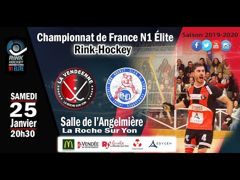 J12 N1 ÉLITE RINK HOCKEY 2019 2020 LV LA ROCHE-SUR-YON 4-0 RHC LYON