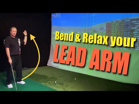 More speed? Bend & relax your lead arm...