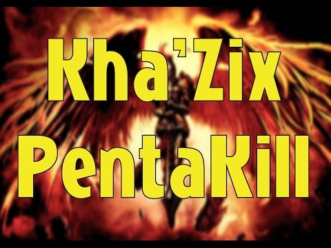 Alex Ich - Kha'Zix amazing pentakill in 5 seconds
