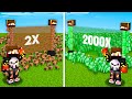 LEVEL 1 ITEM MULTIPLIER VS LEVEL 9999 IN MINECRAFT