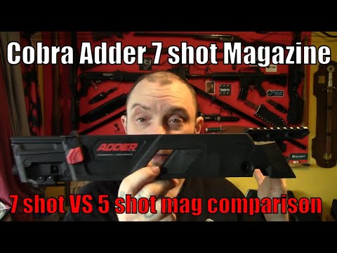 Cobra Adder 7 Shot Magazine vs 5 Shot Mag  #crossbow