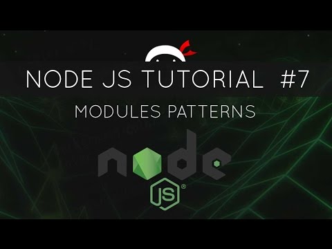 Node JS Tutorial for Beginners 7 Module Patterns