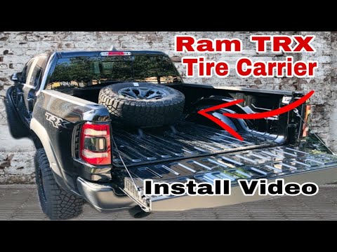 Ram TRX Mopar Bed Mounted Tire Carrier