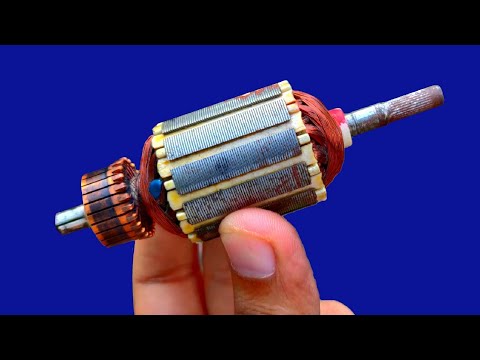 Convert 220v 1000W AC Air Blower to 12v DC Motor Blower Runs on Battery The Professor HINDI