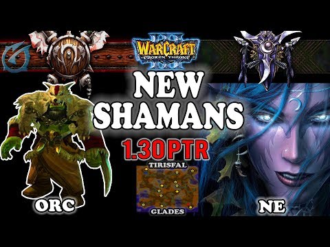 Grubby | Warcraft 3 TFT | 1.30 PTR | ORC v NE on Tirisfal Glades - New Shamans!