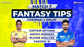 Chennai v Delhi Team Prediction, 11Wickets Fantasy Cricket Tips, Indian T20 League 11Wickets Tips