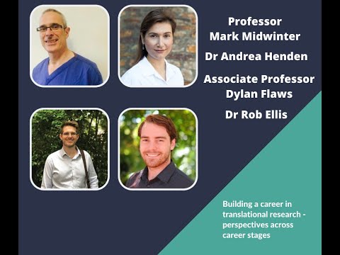 Panel: Building a career in translational research – perspectives across career stages (2022)