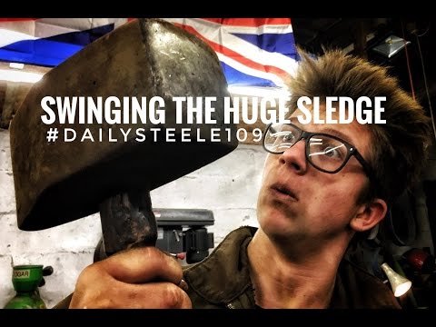 THIS SLEDGE IS BIGGER THAN MY HEAD!!