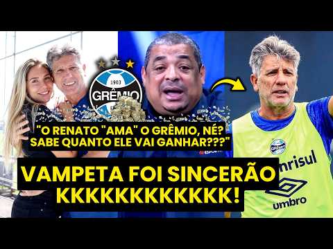 VAMPETA: “O RENATO GAÚCHO AMA O GRÊMIO, NÉ??? VAI GANHAR R$ 8 MILHÕES ATÉ O FIM DO ANO e…”