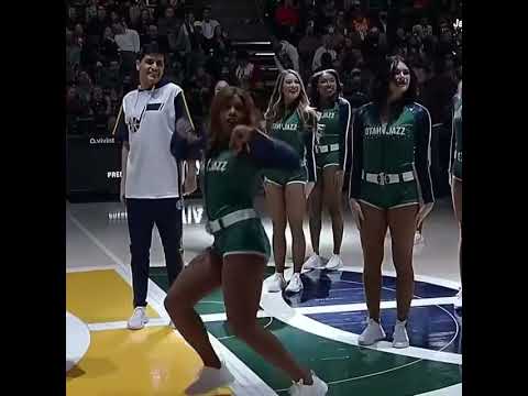 Jazz dancer gets proposal #nba #shorts