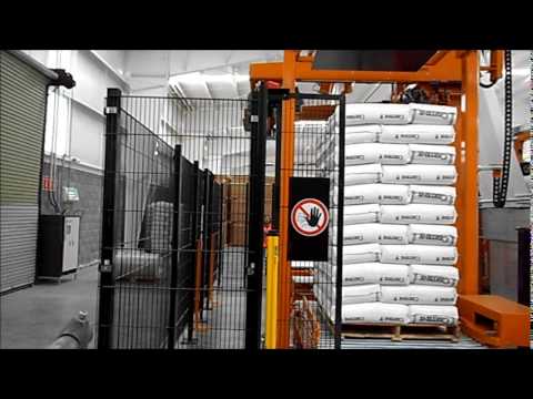 Powder and Bulk pallet wrapper / hooder