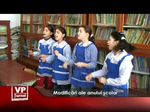 Modificări ale anului şcolar
