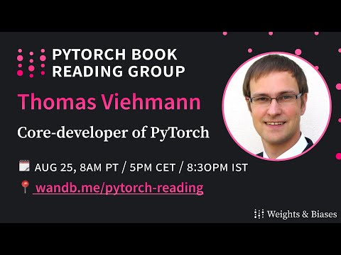 PyTorch Book Reading - Interview with PyTorch core-developer, Thomas Viehmann