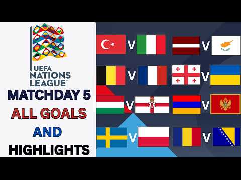 UEFA NATIONS LEAGUE MATCHDAY 5  | ALL GOALS & HIGHLIGHTS 2026/27