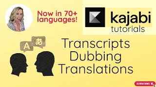 Kajabi AI Dubbing & Transcripts: How to Translate Your Courses Automatically (2026 New Feature)