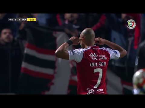 Goal | Golo Wilson Eduardo: Paços de Ferreira 1-(4) SC Braga (Taça da Liga 19/20 - Fase 3 #3)