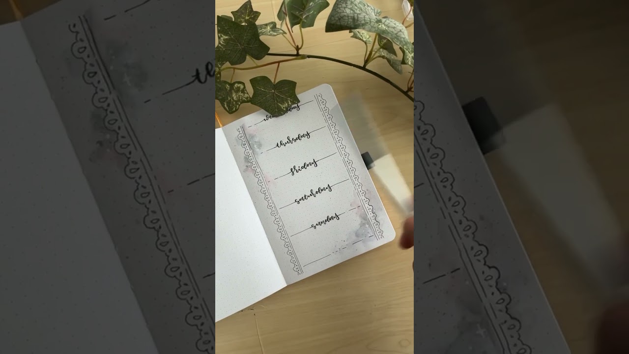 make a ✨minimal ✨ bullet journal weekly spread with me for february 2023