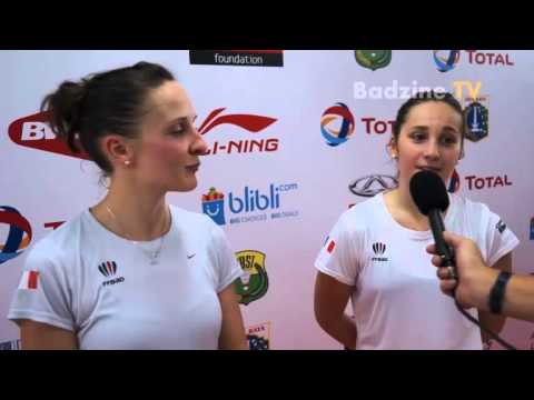 Jakarta 2015 : Delphine Lansac - Emilie Lefel 12/08/2015