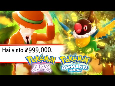Come fare 1.000.000 di POKEDOLLARI in 60 MINUTI in Pokemon Diamante Lucente e Perla Splendente!