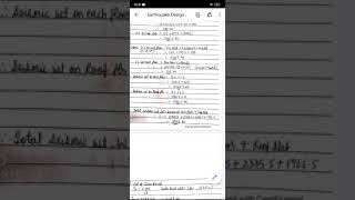 Earthquake Design Numercal 2