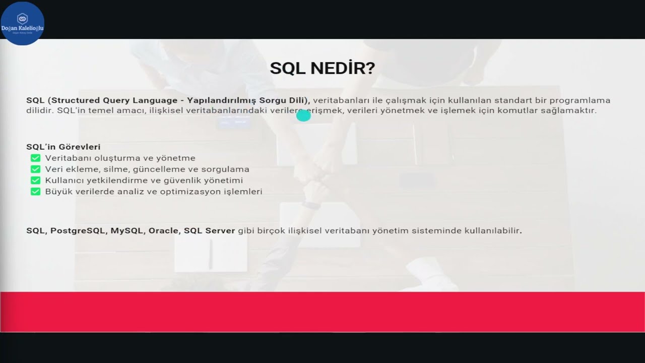 1.Ders : Tanışma ve Giriş