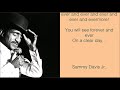 Sammy Davis Jr    On A Clear Day You Can See Forever  +   lyrics