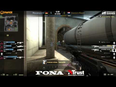 mousesports vs. Avenue | WB Finale, Copenhagen Games 2014 | de_train Map 1