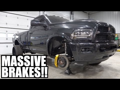 This Brake Kit Is HUGE!!!! RAM 2500 Gets WILWOOD Big Brake Kits!!!