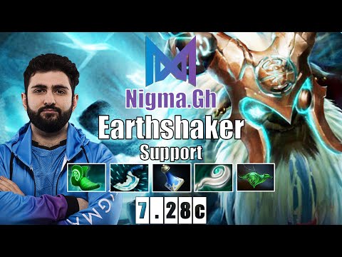 Earthshaker Support | Nigma.Gh | GH POS 4 EARTHSHAKER IS THE BEST | 7.28c Gameplay Highlights