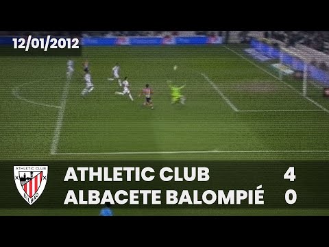 ⚽️ [Copa del Rey 11/12] 1/8 final (Vuelta) I Athletic Club 4 - Albacete Balompié 0 I LABURPENA