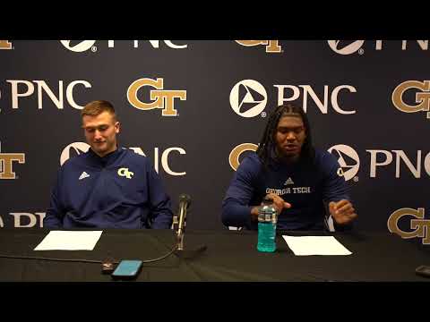 GT Football: #GTvsUNC Student-Athletes Postgame Press Conference