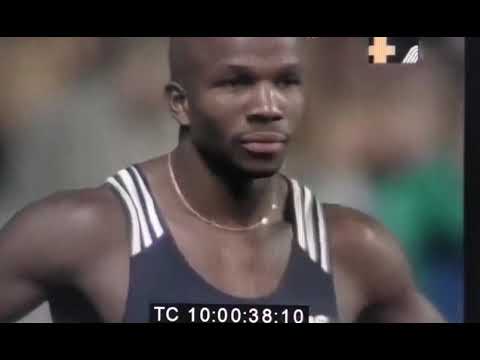 1996 Berlin 200m +0.5w 19.97 Frankie Fredericks  100m -0.4w 10.08 Dennis Mitchell  30.8.96