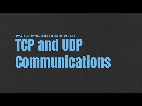 Packet Tracer PT 9.3.1.2 | Cisco ITN | TCP and UDP Communications