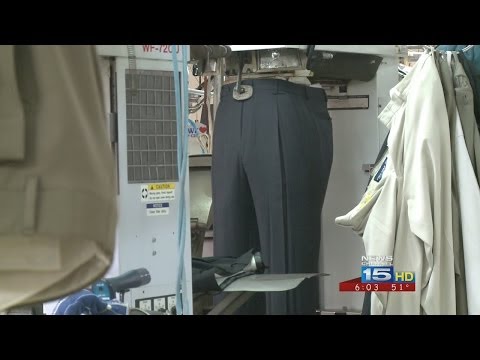 Dry cleaners cash in on messy winter