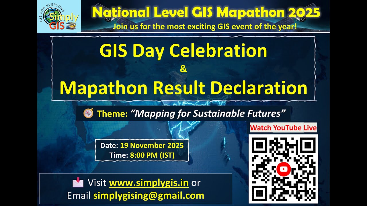 Simply GIS National level Mapathon 2025 and GIS day celebration