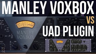 Video thumbnail for Manley VOXBOX Hardware vs Universal Audio UAD Plugin Shootout by Seawell Studios
