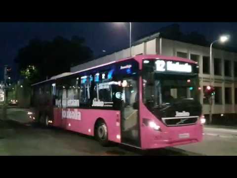 Lappeenranta City Night Walk - City Center at Midnight [1080p]