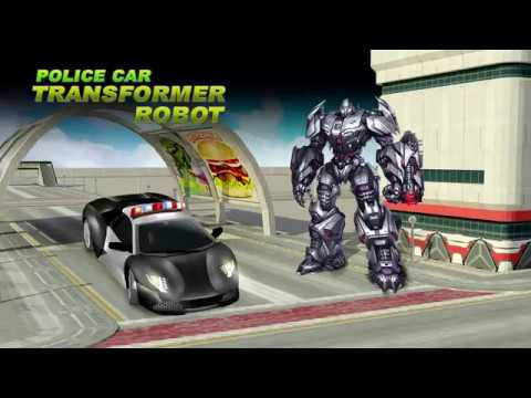 Police Car Autobots Robot Wars Video