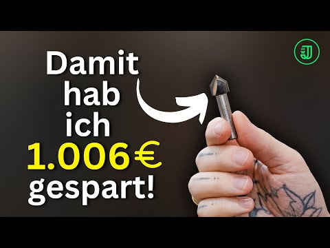Der TRICK mit dem 10 EURO V-FRÄSER, den jeder Heimwerker kennen sollte! 🤯😮 | Jonas Winkler