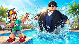 SSUNDEE GOT TOO FAT AND BROKE THE POOL in Roblox!
