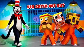 ENTKOMM aus dem GEFÄNGNIS DES KATERS MIT HUT in MINECRAFT 😱