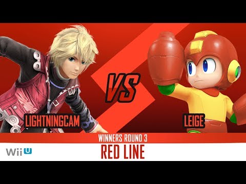 Red Line Smash Week 26 - LightningCam (Shulk /Diddy Kong) Vs. Liege (Mega Man)