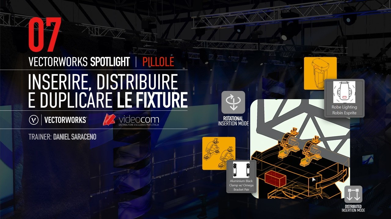 07 | Inserire, distribuire e duplicare le fixture