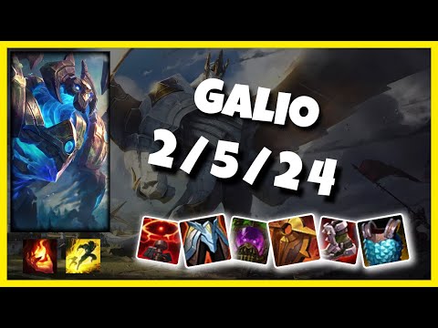 Galio vs Nautilus KOREAN Challenger SUPPORT (2/5/24) - v11.1