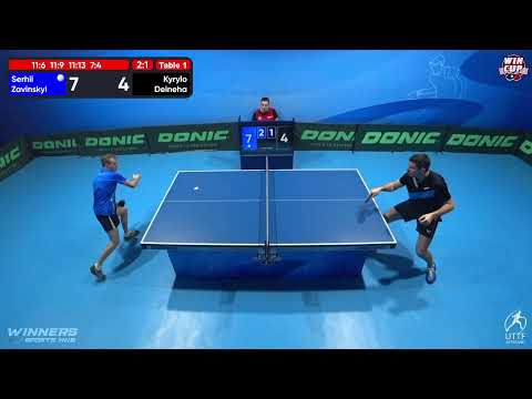 08:00 Serhii Zavinskyi 3 - 1  Kyrylo Deineha West 1 WIN CUP 15.11.2022 | TABLE TENNIS WINCUP