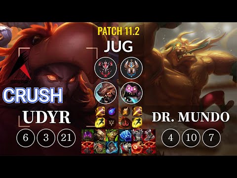 ASP Crush Udyr vs Dr. Mundo Jungle - KR Patch 11.2