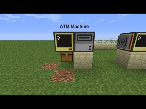 Amazing ComputerCraft Bank with ATM!!