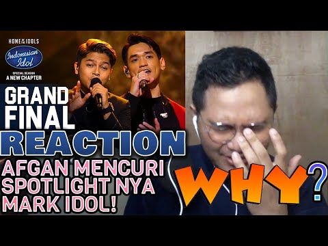 IDOL REACTION | MARK x AFGAN ANDAI AKU BISA (Chrisye) GRAND FINAL   Indonesian Idol 2021